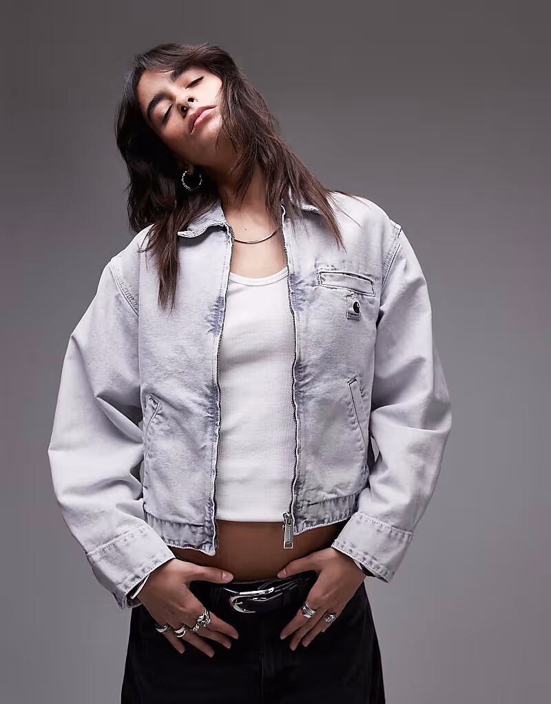 Джинсовая куртка Carhartt WIP Emery на молнии серого цвета, Серый, Джинсовая куртка Carhartt WIP Emery на молнии серого цвета
Джинсовая куртка Carhartt WIP Emery на молнии серого цвета, Серый, Джинсовая куртка Carhartt WIP Emery на молнии серого цвета