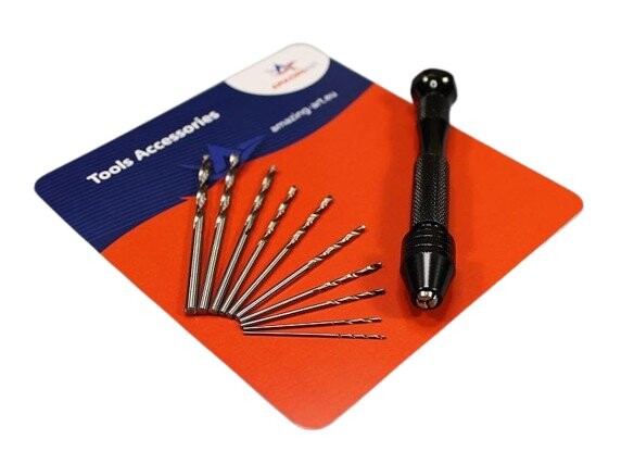 AMAZING ART — 8918 МИНИ-РУЧНАЯ ДРЕЛЬ + 10 СВЕРЛ 0,3–3,2 мм
AMAZING ART — 8918 МИНИ-РУЧНАЯ ДРЕЛЬ + 10 СВЕРЛ 0,3–3,2 мм