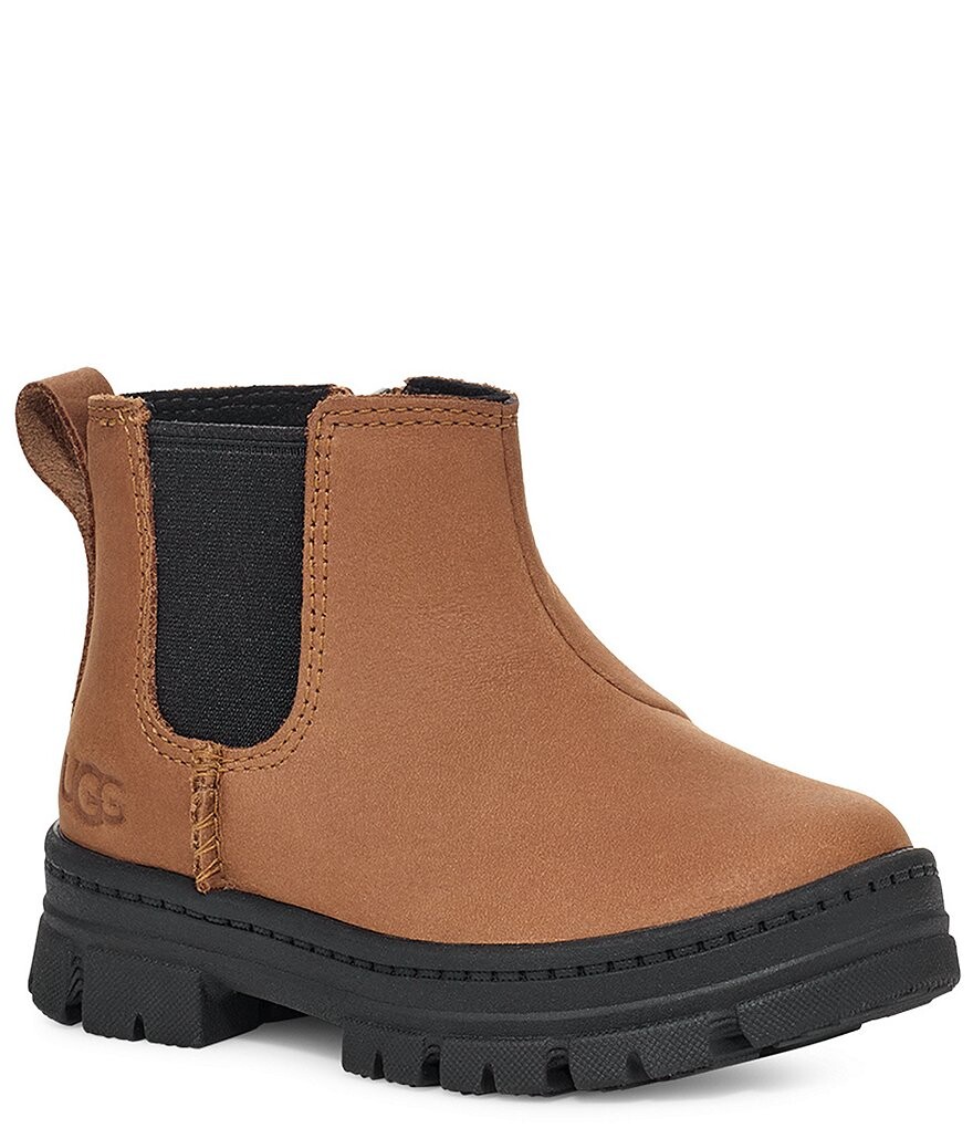 Водонепроницаемые кожаные ботинки челси для девочек Ashton UGG (для младенцев), бежевый
Водонепроницаемые кожаные ботинки челси для девочек Ashton UGG (для младенцев), бежевый