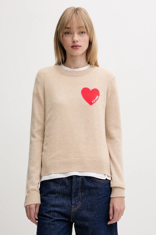 Свитер кашемировый From Future, бежевый
Свитер кашемировый From Future, бежевый