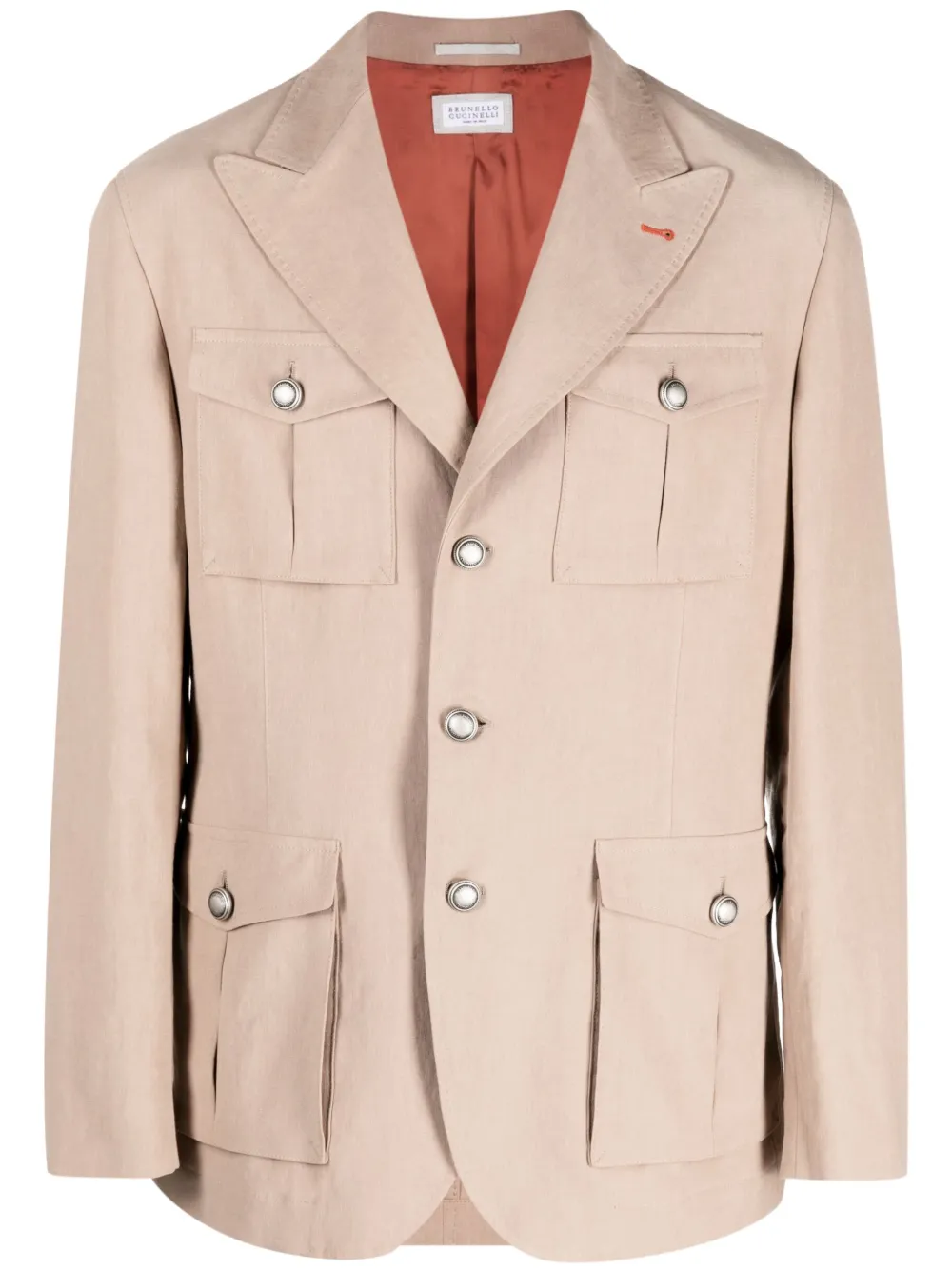 Льняной пиджак Brunello Cucinelli, коричневый
Льняной пиджак Brunello Cucinelli, коричневый
