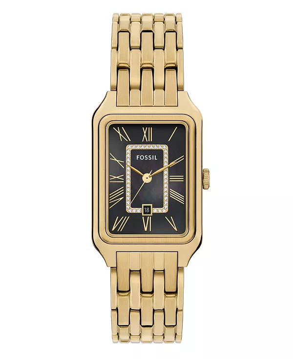 Женские часы Raquel с тремя стрелками и датой из нержавеющей стали золотистого оттенка, 26 мм Fossil, gold-tone
Женские часы Raquel с тремя стрелками и датой из нержавеющей стали золотистого оттенка, 26 мм Fossil, gold-tone