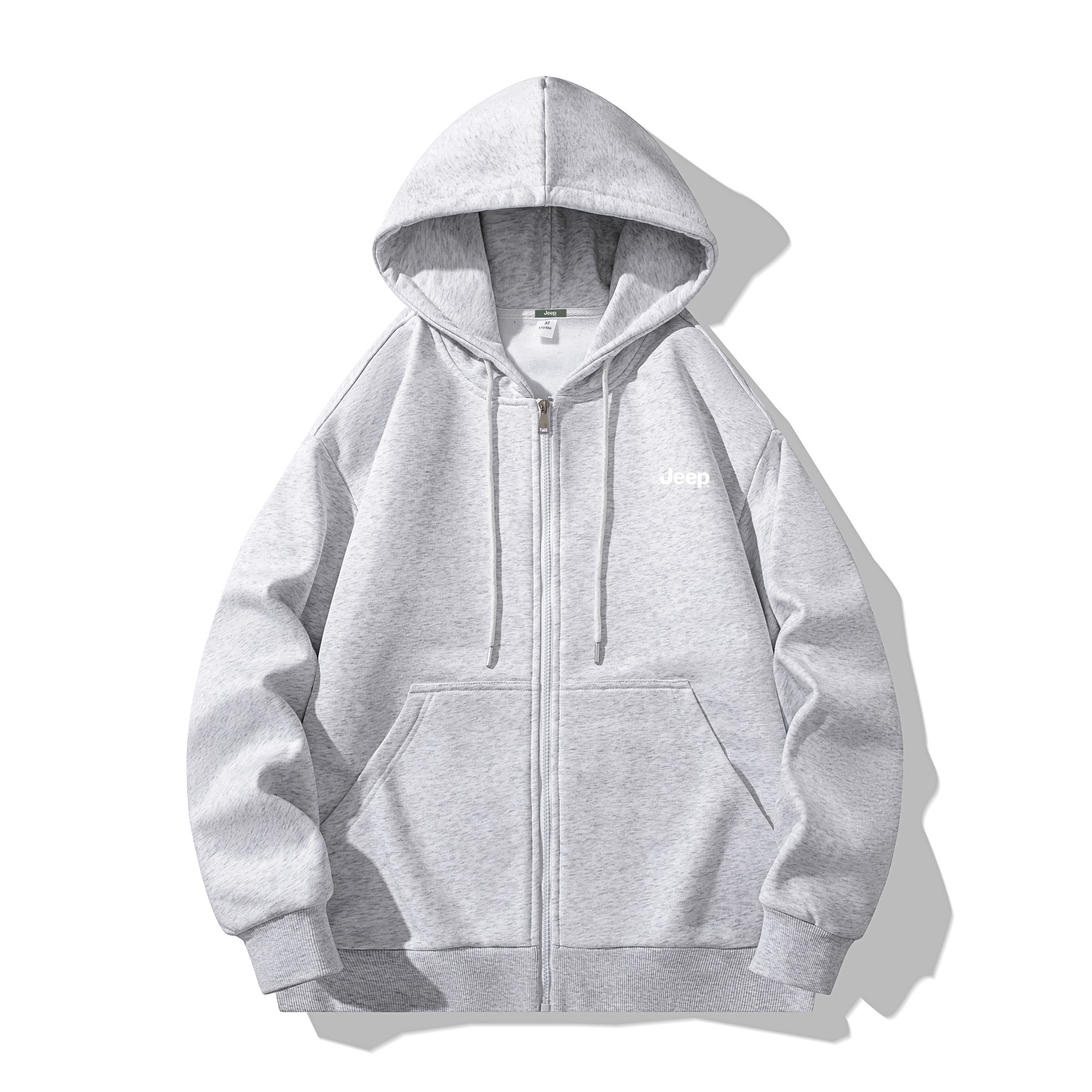 Унисекс свитшот Jeep, бело-серый
Унисекс свитшот Jeep, бело-серый