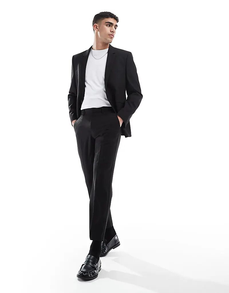 Прямые укороченные брюки ASOS DESIGN черного цвета
Прямые укороченные брюки ASOS DESIGN черного цвета