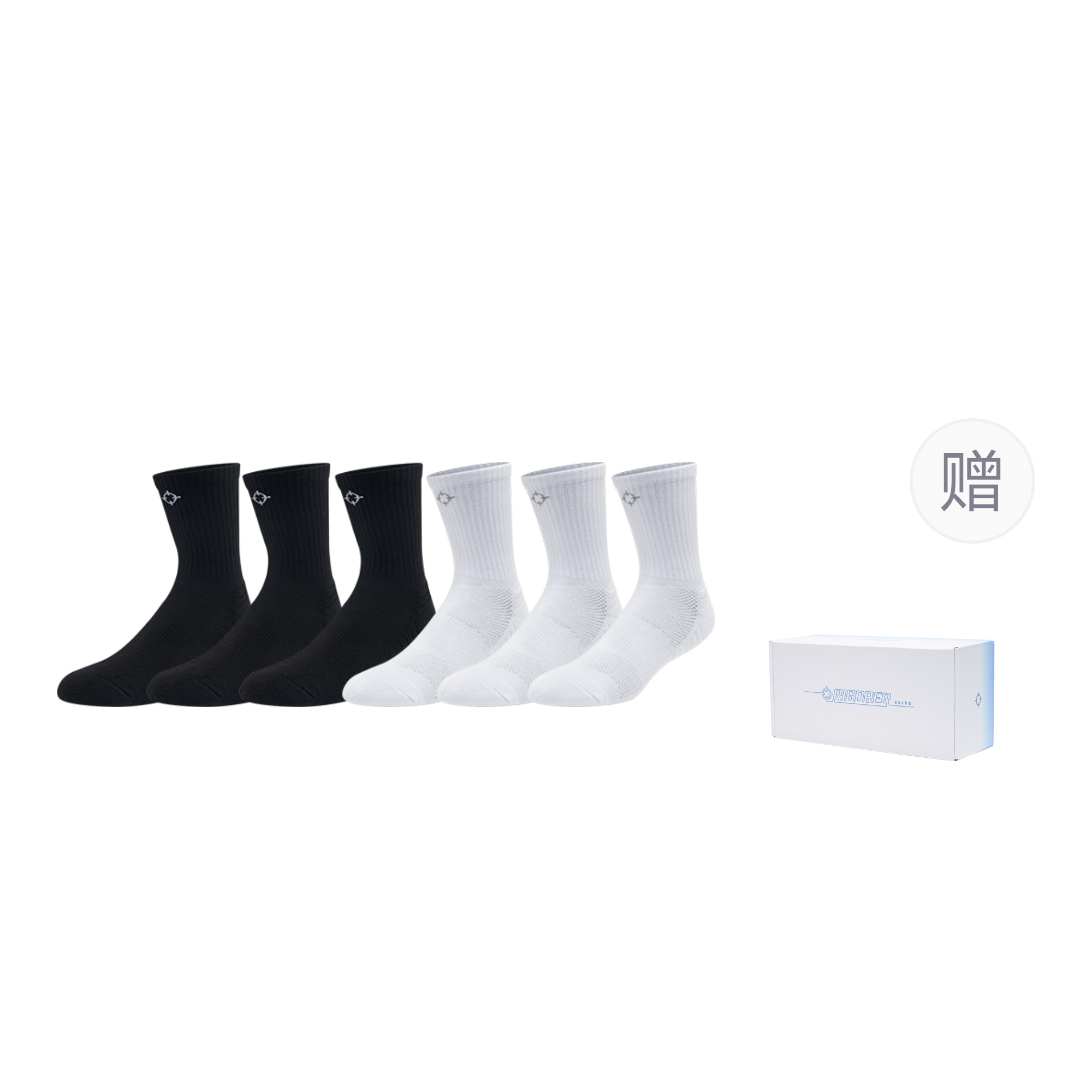 Унисекс гольфы RIGORER, белый белый синий Box+6 Pack (белый *3+черный *3-Crew Socks)
Унисекс гольфы RIGORER, белый белый синий Box+6 Pack (белый *3+черный *3-Crew Socks)