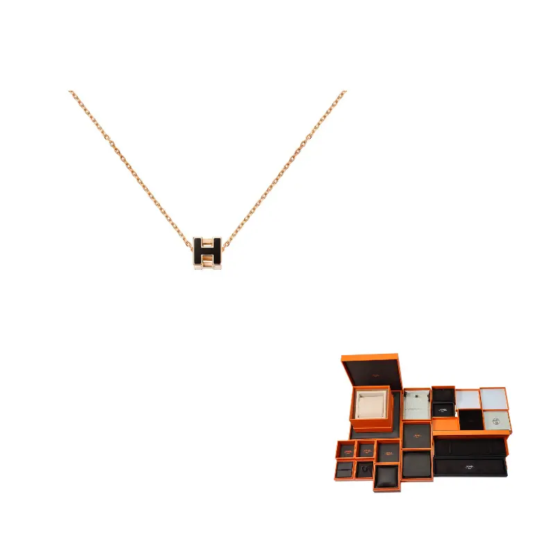 HERMES Ожерелье Cage D'H Rose Gold plated
HERMES Ожерелье Cage D'H Rose Gold plated