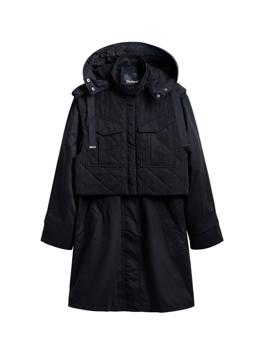 Межсезонное пальто Desigual, черный
Межсезонное пальто Desigual, черный