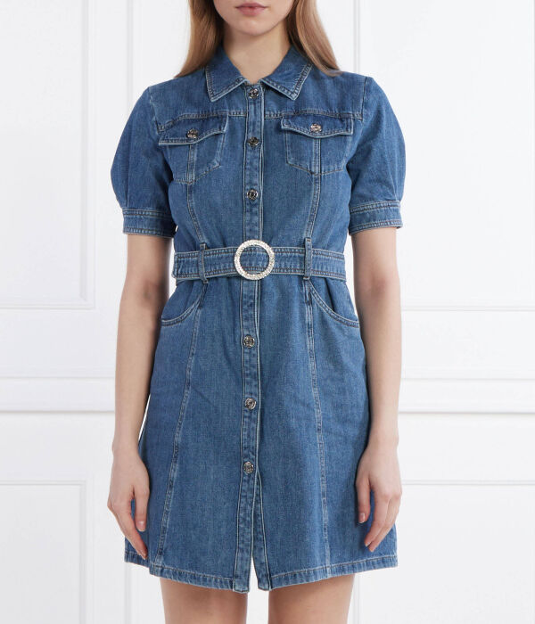 Джинсовое платье с поясом Liu Jo, синий
Джинсовое платье с поясом Liu Jo, синий