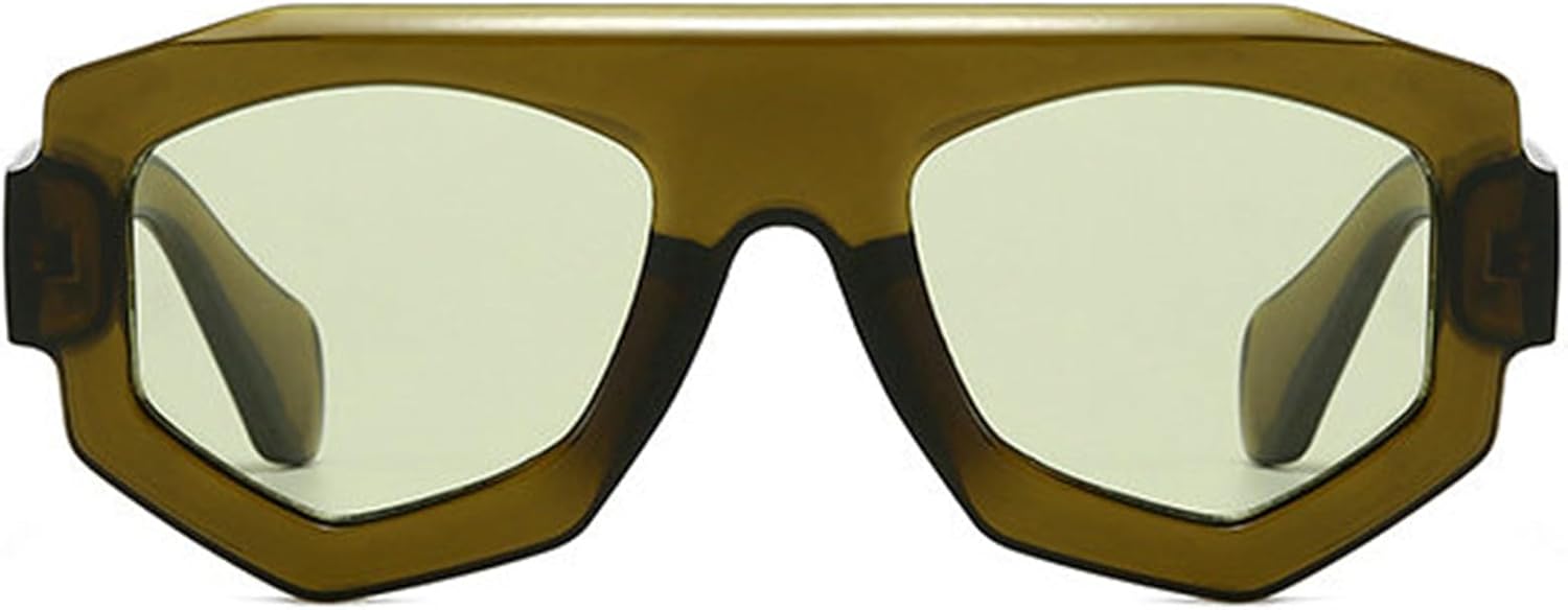 Хелена Модные солнцезащитные очки неправильной квадратной формы для женщин, защита от УФ-излучения UV400, ретро-очки-пилот большого размера, зеленые солнцезащитные очки для мужчин helena, C2
Хелена Модные солнцезащитные очки неправильной квадратной формы для женщин, защита от УФ-излучения UV400, ретро-очки-пилот большого размера, зеленые солнцезащитные очки для мужчин helena, C2