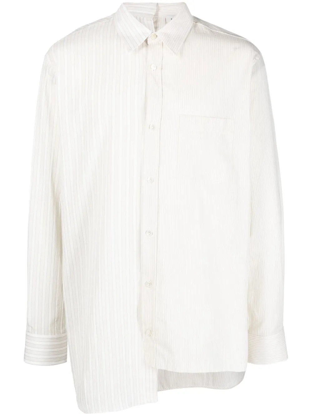 Полосатая рубашка с асимметричным подолом Lanvin, нейтральный
Полосатая рубашка с асимметричным подолом Lanvin, нейтральный