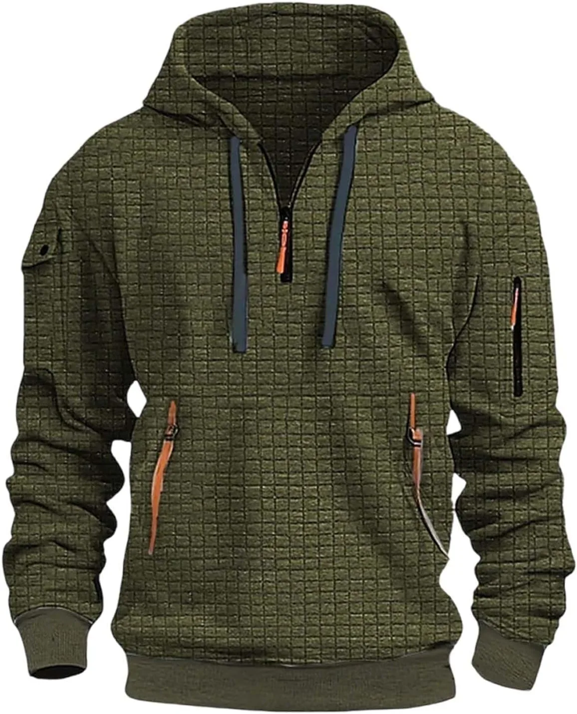 Толстовка с капюшоном Athletic Textured для мужчин Big and Tall, четверть молнии, Slim Fit
Толстовка с капюшоном Athletic Textured для мужчин Big and Tall, четверть молнии, Slim Fit