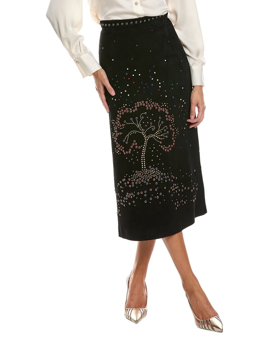 Замшевая юбка Valentino с заклепками, черный
Замшевая юбка Valentino с заклепками, черный