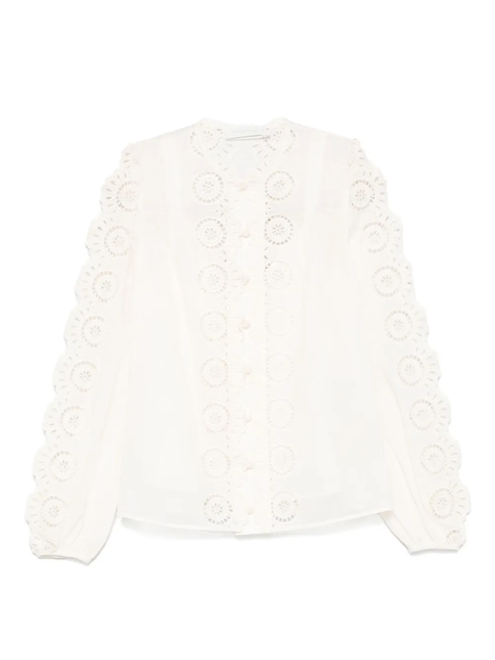 Блузка Lucky с вышивкой ZIMMERMANN, нейтральный
Блузка Lucky с вышивкой ZIMMERMANN, нейтральный