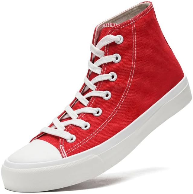 Высокие кеды из ткани для женщин и мужчин, классические шнурованные тканевые туфли, модные высокие кеды для женщин и мужчин, повседневные теннисные ходовые обувь Xraehni, красный
Высокие кеды из ткани для женщин и мужчин, классические шнурованные тканевые туфли, модные высокие кеды для женщин и мужчин, повседневные теннисные ходовые обувь Xraehni, красный