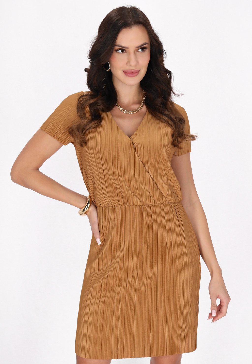 Повседневное платье faina, коричневый
Повседневное платье faina, коричневый