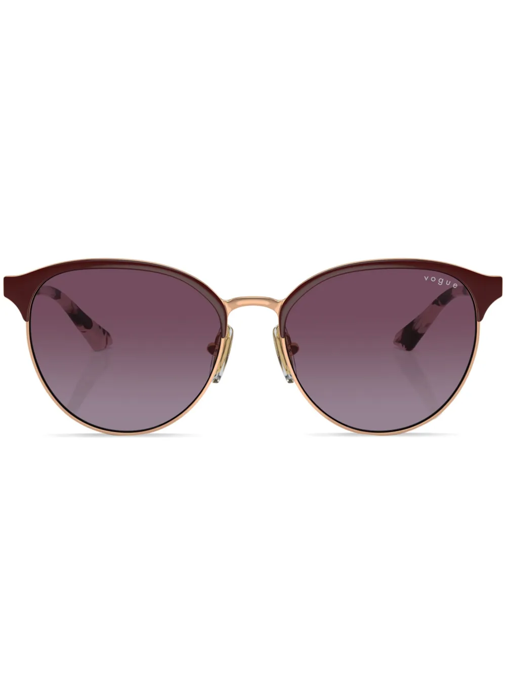 Солнцезащитные очки в круглой оправе с логотипом Vogue, красный
Солнцезащитные очки в круглой оправе с логотипом Vogue, красный
