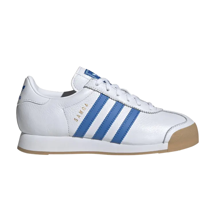 Кроссовки adidas Samoa J 'White Blue Bird', белый 
Кроссовки adidas Samoa J 'White Blue Bird', белый