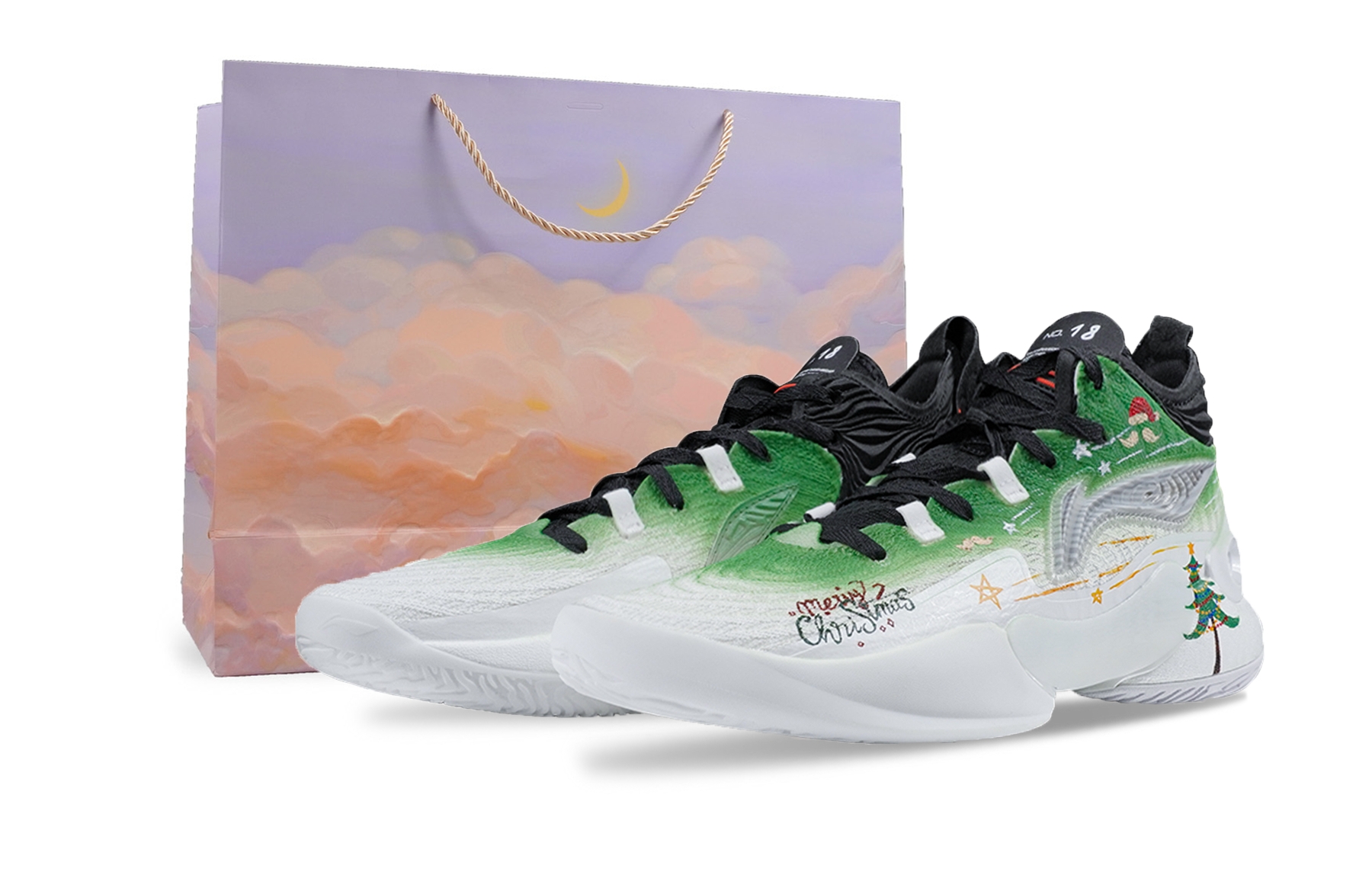 LINING Баскетбольные кроссовки YuShuai 18 с низким верхом, износостойкие и нескользящие, мужские, цвет белый-зеленый
LINING Баскетбольные кроссовки YuShuai 18 с низким верхом, износостойкие и нескользящие, мужские, цвет белый-зеленый