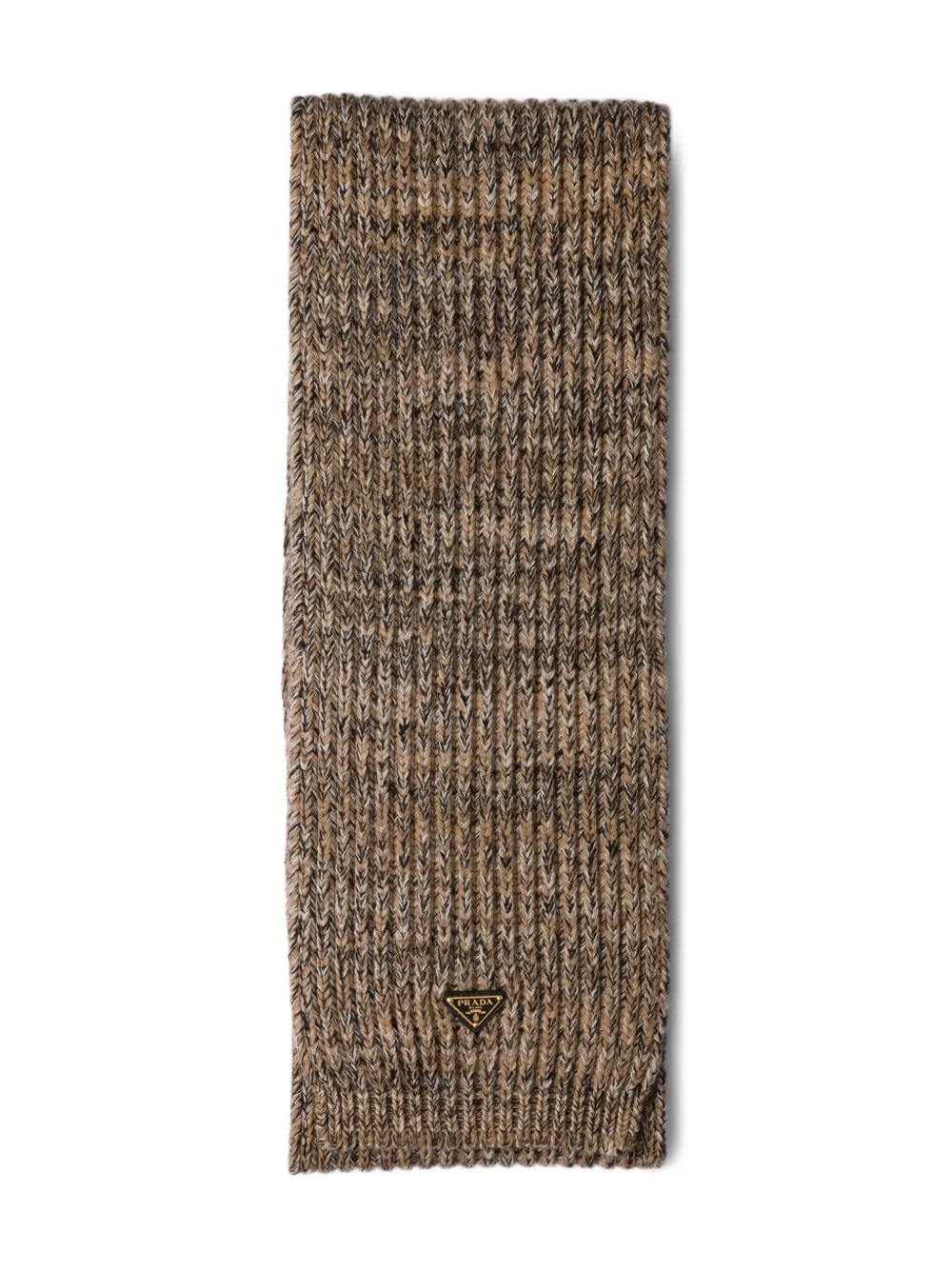 Шарф с логотипом Prada, коричневый
Шарф с логотипом Prada, коричневый