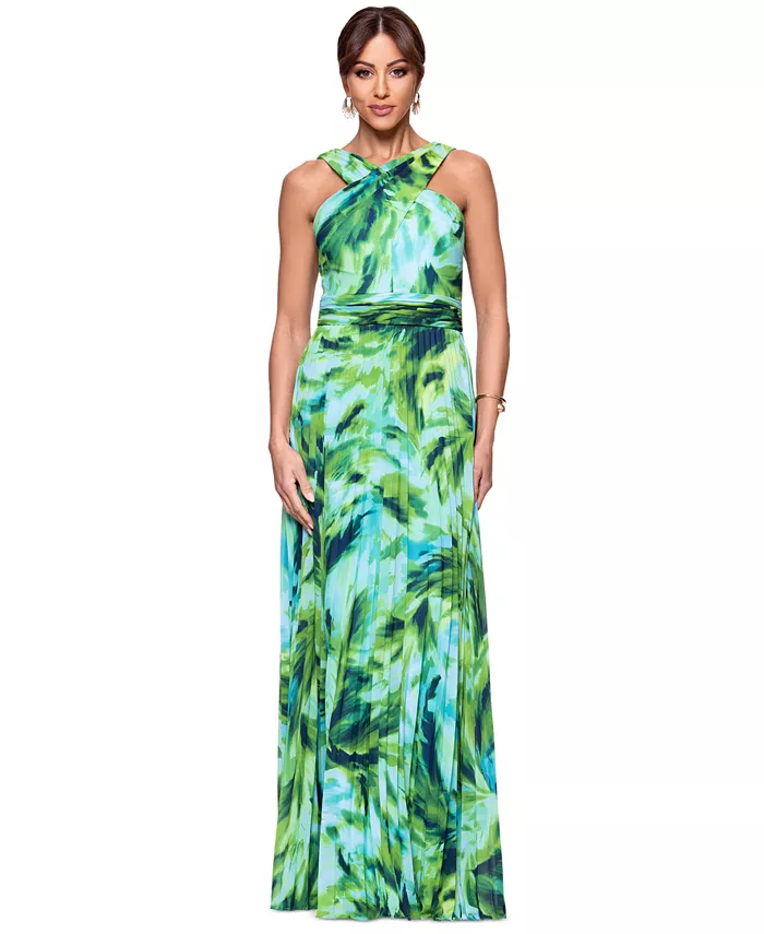 Женское платье из шифона с принтом без рукавов XSCAPE, зеленый
Женское платье из шифона с принтом без рукавов XSCAPE, зеленый