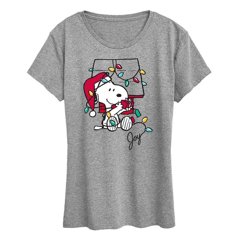Женская футболка с рисунком Peanuts Snoopy Joyful Moment Licensed Character, цвет Heather Gray
Женская футболка с рисунком Peanuts Snoopy Joyful Moment Licensed Character, цвет Heather Gray