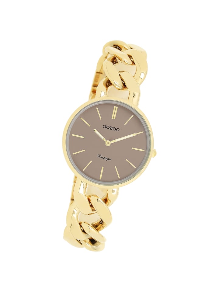 Аналоговые наручные часы Oozoo Vintage Series, золотые, средний размер (примерно 32 мм)
Аналоговые наручные часы Oozoo Vintage Series, золотые, средний размер (примерно 32 мм)