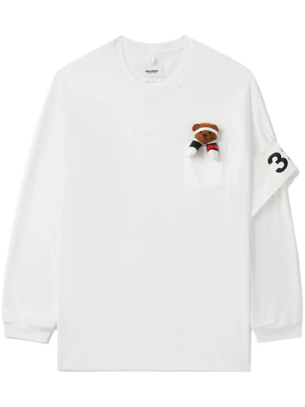 Футболка с аппликацией Doublet, белый
Футболка с аппликацией Doublet, белый