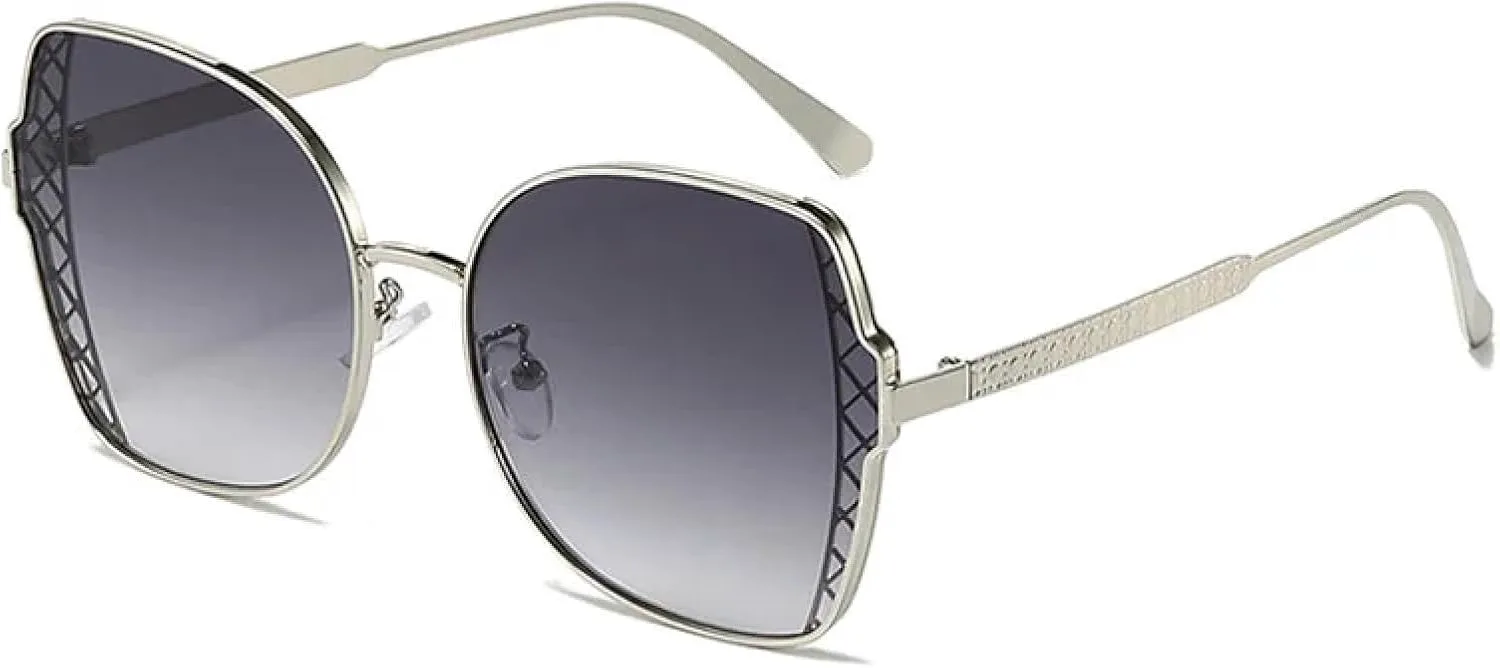 Винтажные металлические солнцезащитные очки с градиентом UV400, коричнево-розовые оттенки. Модные солнцезащитные очки для мужчин и женщин TKKTLLT, Silver-gray
Винтажные металлические солнцезащитные очки с градиентом UV400, коричнево-розовые оттенки. Модные солнцезащитные очки для мужчин и женщин TKKTLLT, Silver-gray