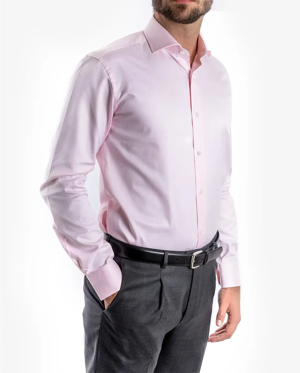 Мужская мягкая, облегающая, однотонная хлопковая рубашка светло-розового цвета Wickett Jones, розовый
Мужская мягкая, облегающая, однотонная хлопковая рубашка светло-розового цвета Wickett Jones, розовый