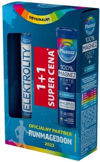 PLUSSSZ набор Электролиты + витамины Магний Форте Zdrovit
PLUSSSZ набор Электролиты + витамины Магний Форте Zdrovit