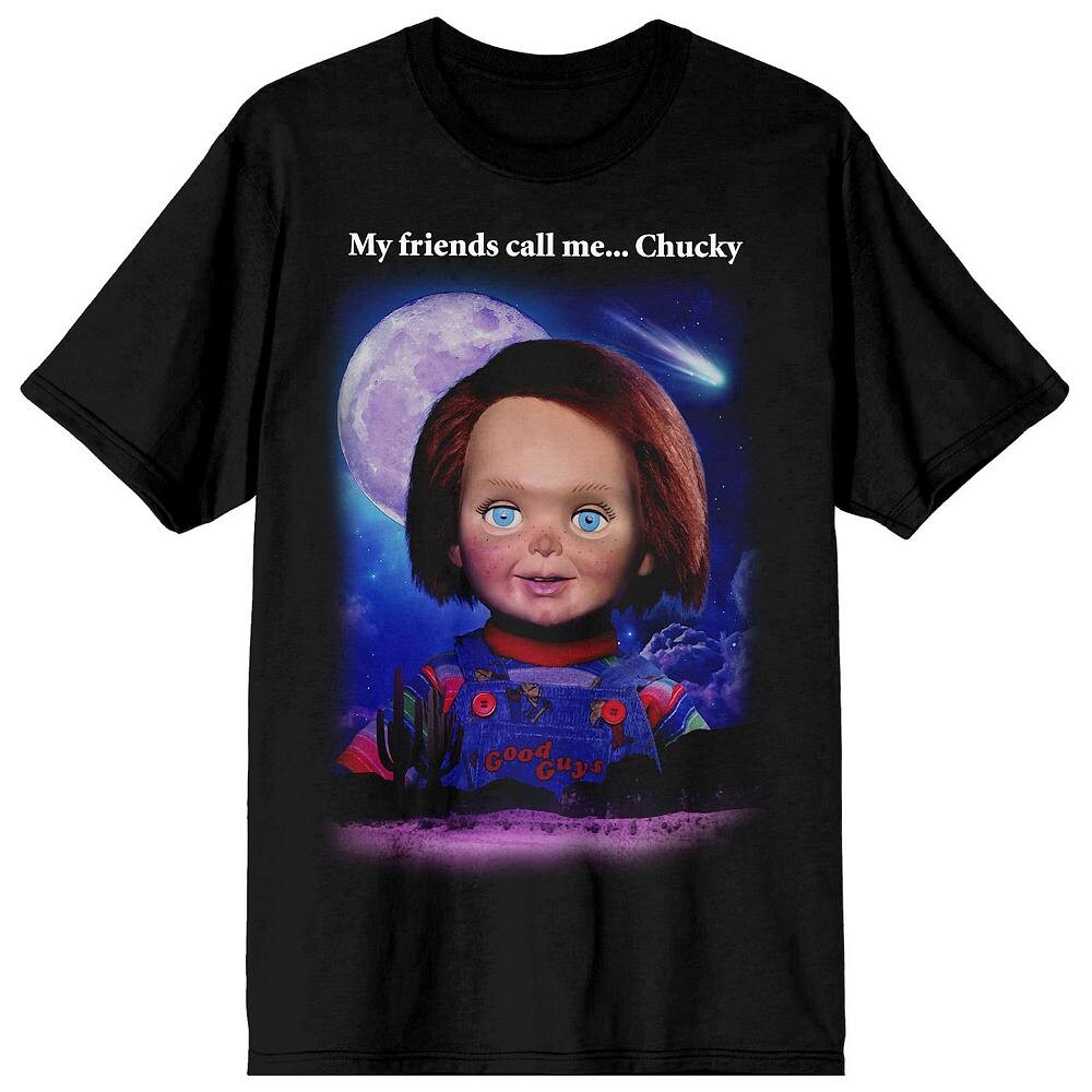 Детская футболка с рисунком Chucky «Мои друзья зовут меня Чаки» Licensed Character, черный
Детская футболка с рисунком Chucky «Мои друзья зовут меня Чаки» Licensed Character, черный
