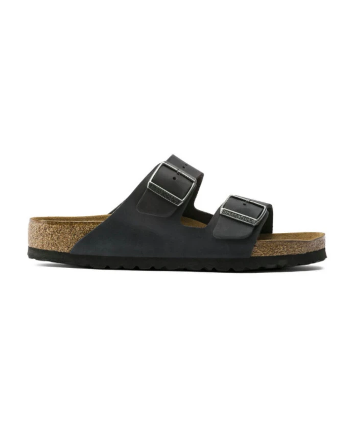 Сандалии Аризона с мягкой стелькой birko flor Birkenstock, черный 
Сандалии Аризона с мягкой стелькой birko flor Birkenstock, черный