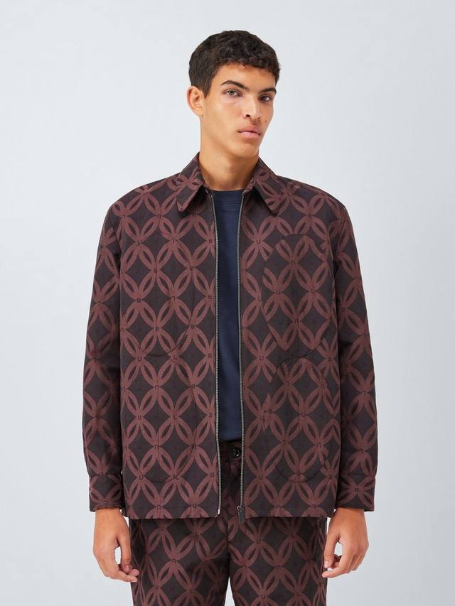 Рубашка с аппликацией геометрическим принтом из хлопковой смеси на молнии John Lewis x LABRUM, Bitter Chocolate
Рубашка с аппликацией геометрическим принтом из хлопковой смеси на молнии John Lewis x LABRUM, Bitter Chocolate