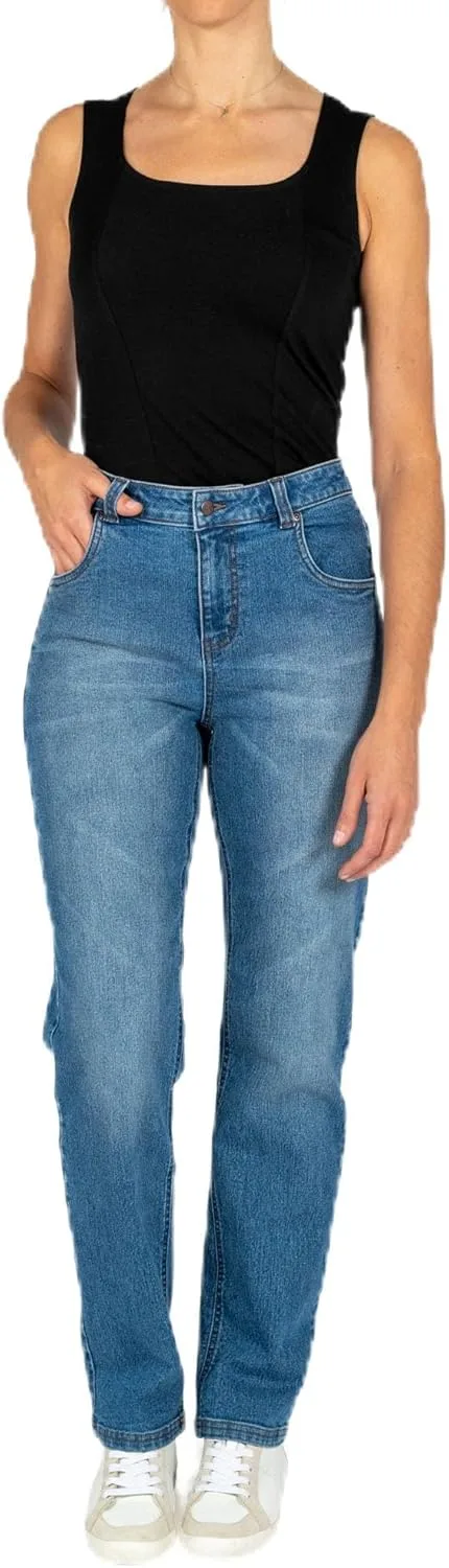 HUE Женские джинсы Mid-Rise Straight Leg
HUE Женские джинсы Mid-Rise Straight Leg