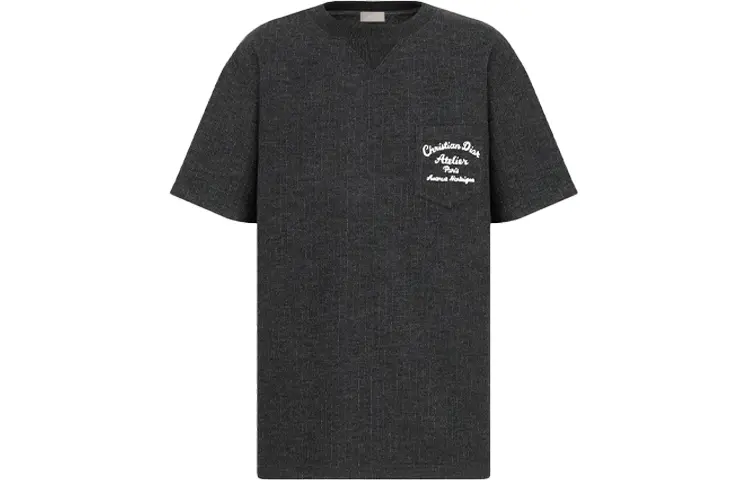 Ежеквартальные новинки Футболка мужская серая Dior, серый
Ежеквартальные новинки Футболка мужская серая Dior, серый