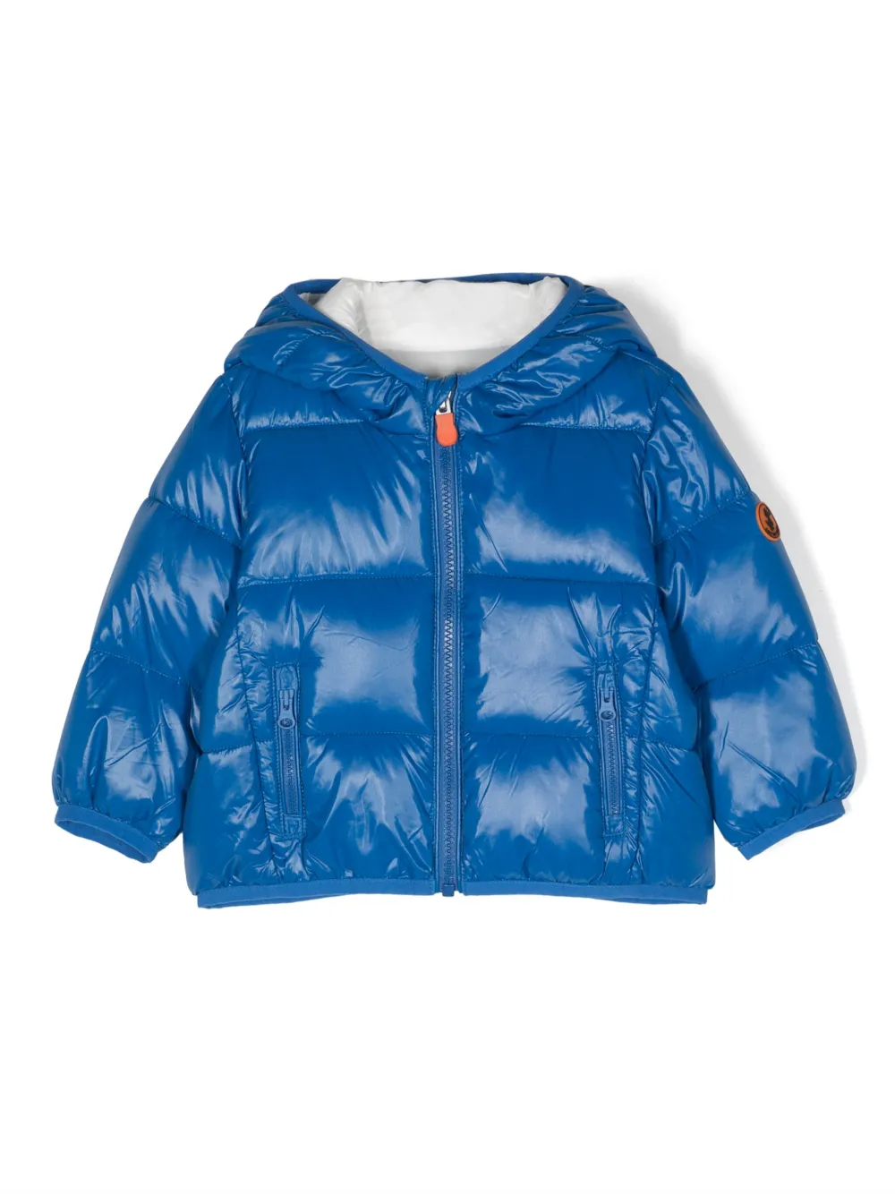 Пуховик с нашивкой-логотипом Save The Duck Kids, синий
Пуховик с нашивкой-логотипом Save The Duck Kids, синий