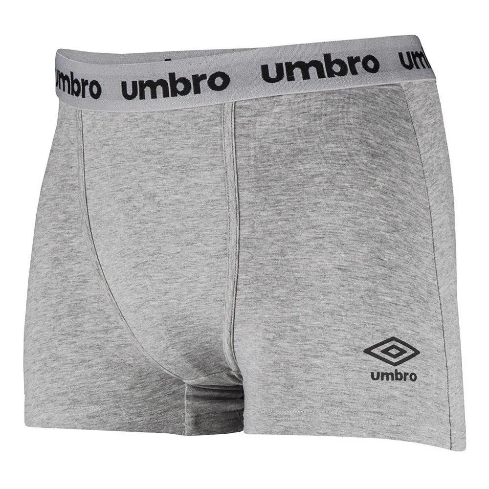 Базовый слой Umbro Logo boxers 2 units, серый 
Базовый слой Umbro Logo boxers 2 units, серый