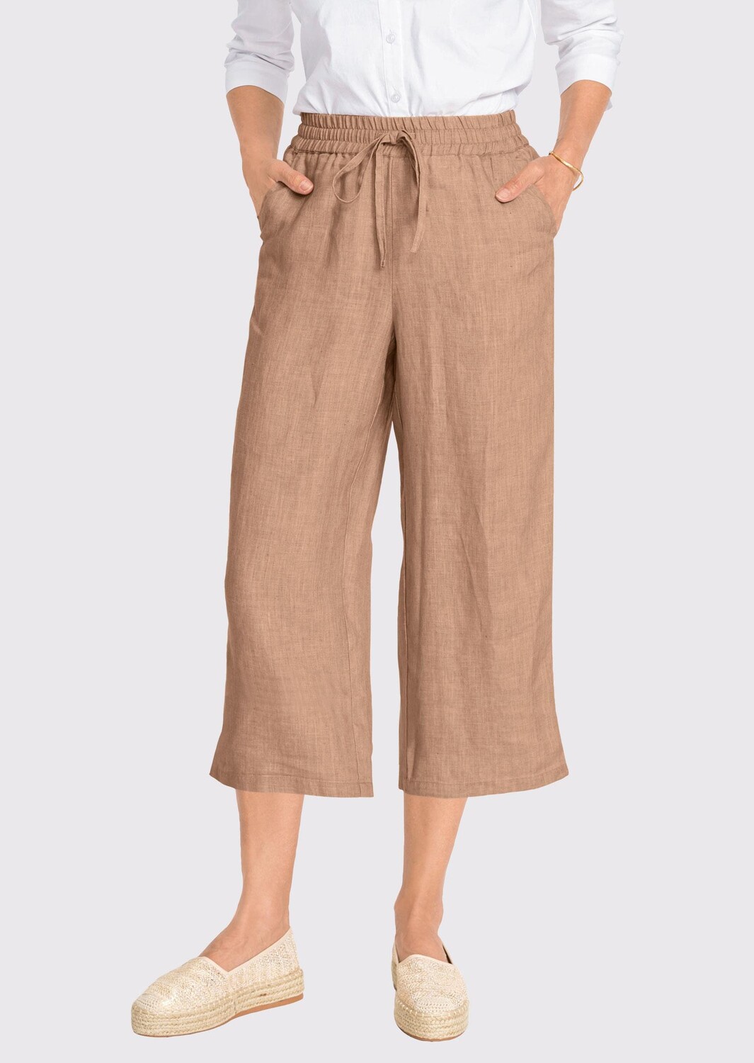 Льняные брюки GOLDNER, цвет macchiato/melange
Льняные брюки GOLDNER, цвет macchiato/melange