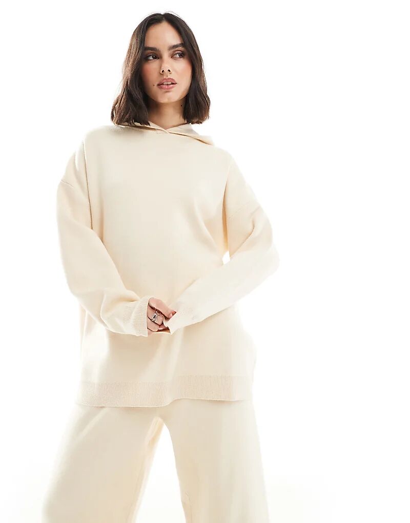 Толстовка с капюшоном и резинкой по низу, кремового цвета South Beach
Толстовка с капюшоном и резинкой по низу, кремового цвета South Beach