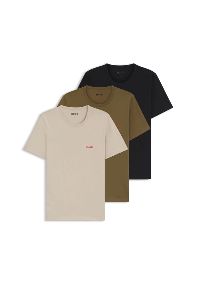 Футболка в упаковке 3 шт. - круглая горловина короткий рукав логотип хлопок однотонная Hugo, мультиколор
Футболка в упаковке 3 шт. - круглая горловина короткий рукав логотип хлопок однотонная Hugo, мультиколор