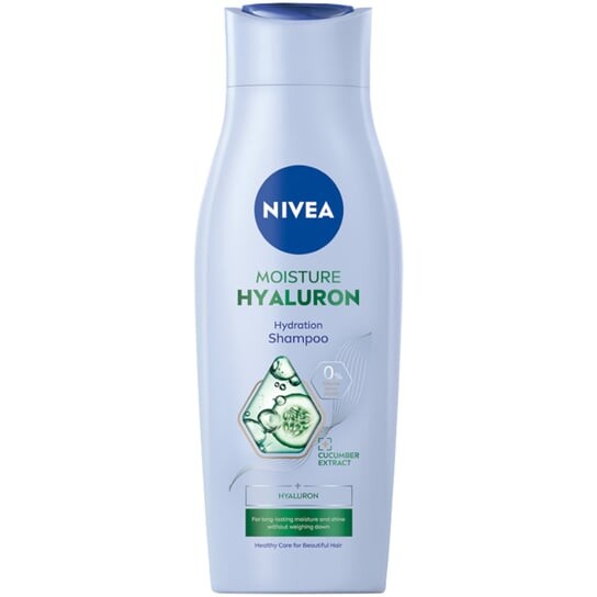 Увлажняющий шампунь для волос, 400 мл Nivea, Moisture Hyaluron
Увлажняющий шампунь для волос, 400 мл Nivea, Moisture Hyaluron