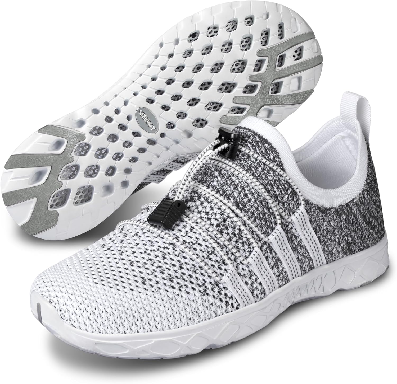 Мужские и женские водные кроссовки, быстросохнущие акваобувь, босоножки для пляжа, серфинга, походов, бассейна и водных видов спорта Seekway, светло-серый
Мужские и женские водные кроссовки, быстросохнущие акваобувь, босоножки для пляжа, серфинга, походов, бассейна и водных видов спорта Seekway, светло-серый