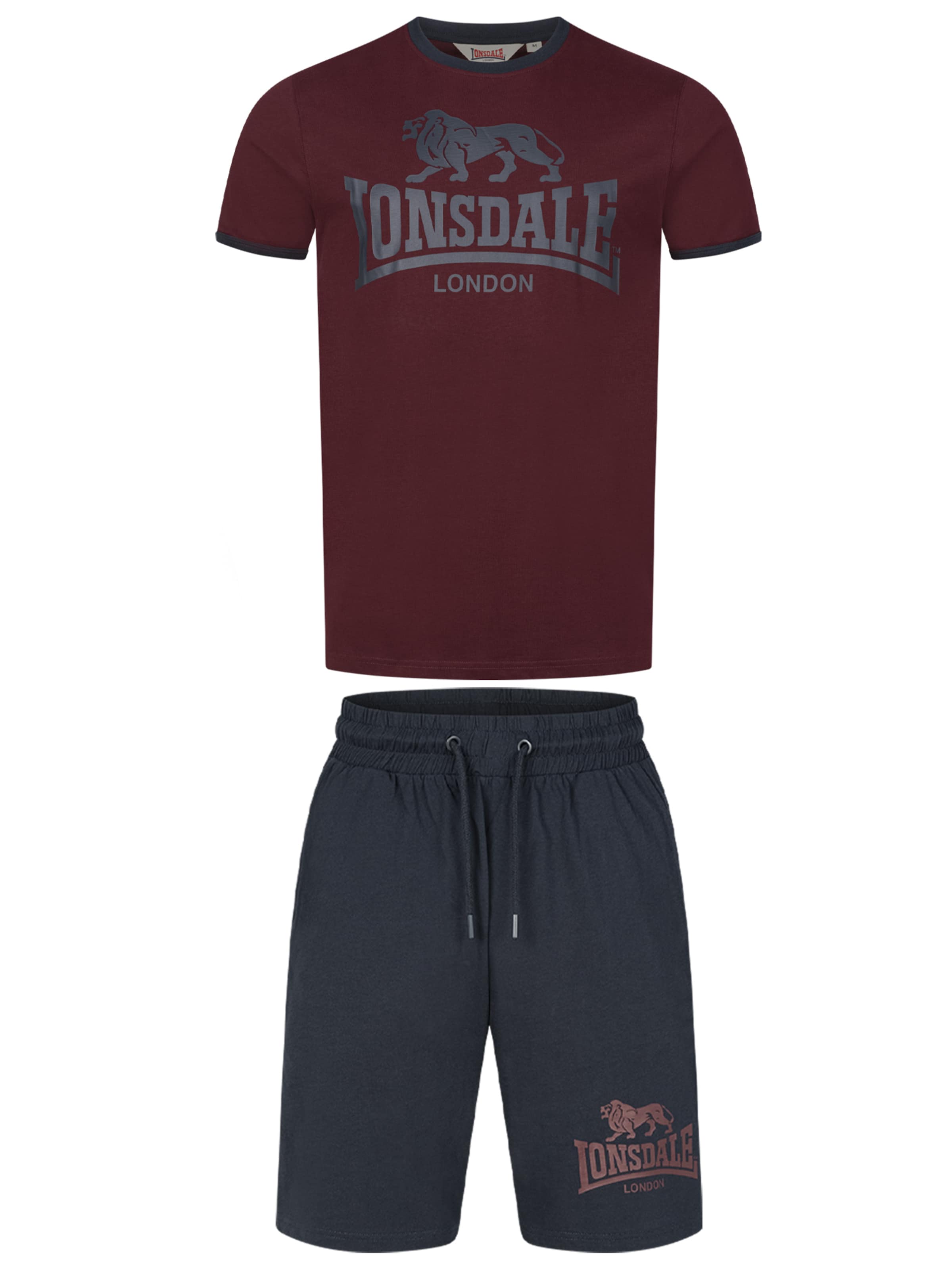 LONSDALE Спортивный костюм 'MAIST' в темно-синем и карминно-красном цветах
LONSDALE Спортивный костюм 'MAIST' в темно-синем и карминно-красном цветах