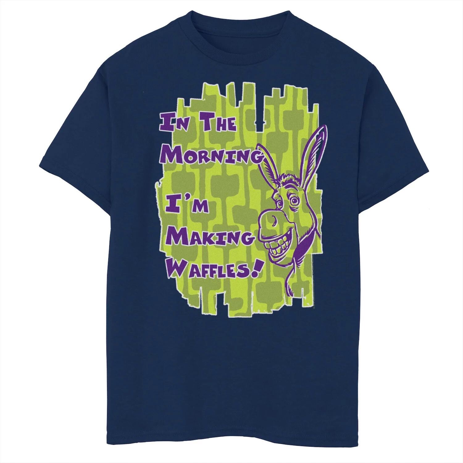 Футболка с плакатом «Осел Шрек» для мальчиков 8–20 лет «Я делаю вафли» Licensed Character
Футболка с плакатом «Осел Шрек» для мальчиков 8–20 лет «Я делаю вафли» Licensed Character