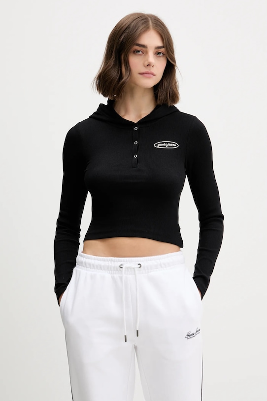 Лонгслив Guess Jeans, черный
Лонгслив Guess Jeans, черный
