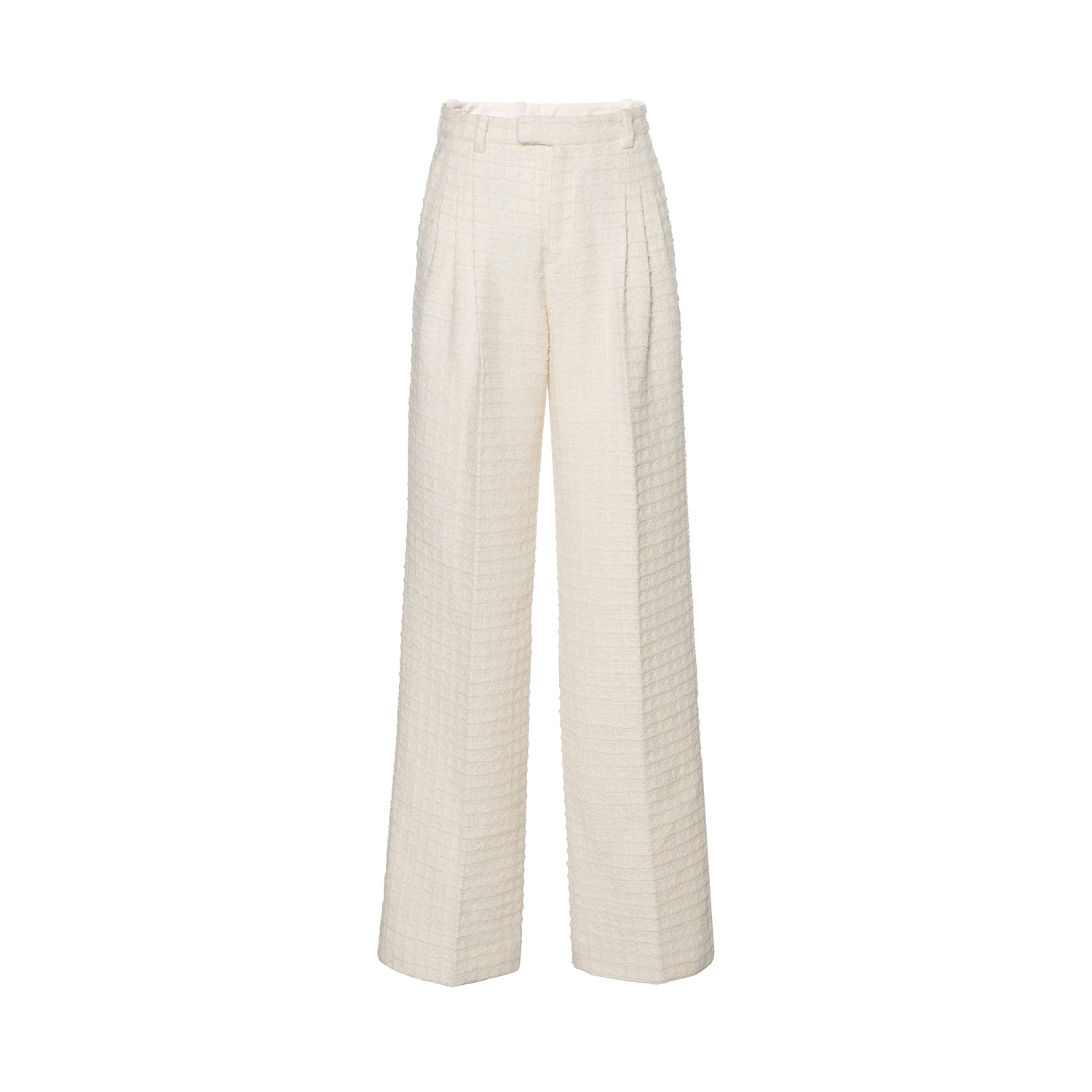 Твидовые брюки с широкими штанинами Gucci, экрю
Твидовые брюки с широкими штанинами Gucci, экрю