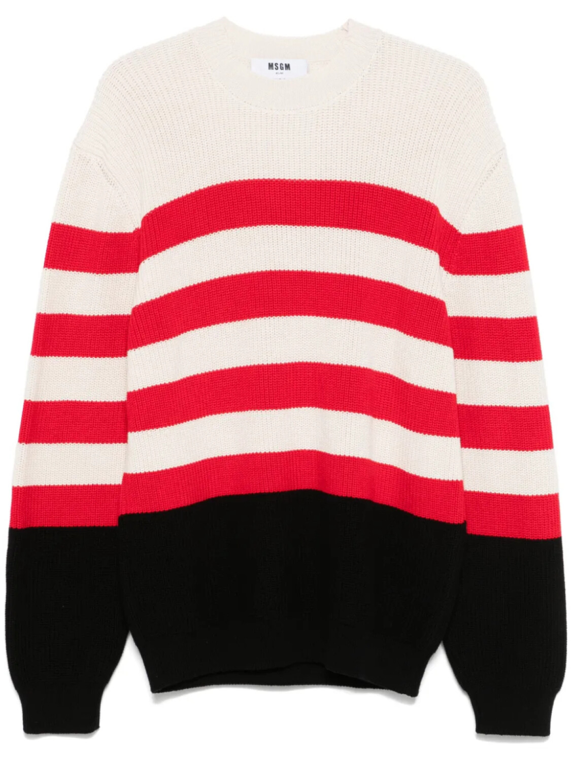 MSGM полосатый свитер, нейтральный
MSGM полосатый свитер, нейтральный
