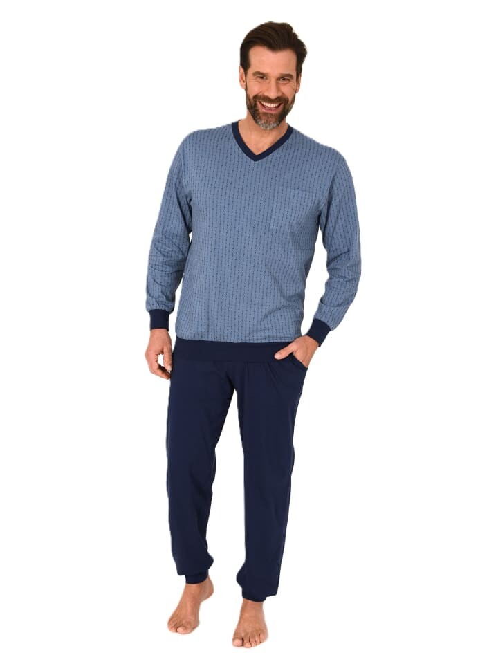 Пижама NORMANN Langarm Bündchen print, голубой
Пижама NORMANN Langarm Bündchen print, голубой