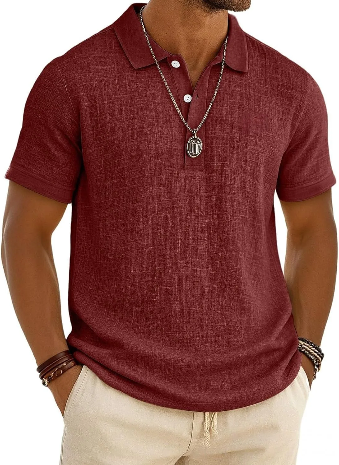 Мужская поло, короткий рукав, лен, S-4XL
Мужская поло, короткий рукав, лен, S-4XL