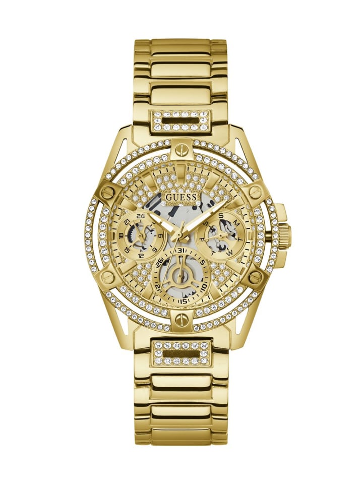 Guess Кварцевые часы GW0464L2 в золотом корпусе
Guess Кварцевые часы GW0464L2 в золотом корпусе